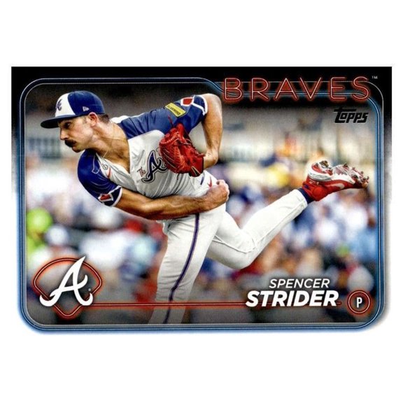 2024 Topps #11 Spencer Strider NM-MT Braves Baseball Card Atlanta Braves MLB Baseball Trading Card