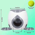 thumbnail image 3 of Automatic Tennis Ball Launcher & Dog Food Feeder - Interactive Game Toy Fun Training & Rewards, Perfect for Dogs & Cats Pet Supplies, 3 of 5
