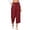 Red, variant on Hauaitttt Womens Pants High Waisted Wide Leg Casual Loose Trousers with Pockets Loose Womens Pants Elastic Waist Women Harem Pants Women Casual Pants Suits Women Pants for Work Casual Casual Dress