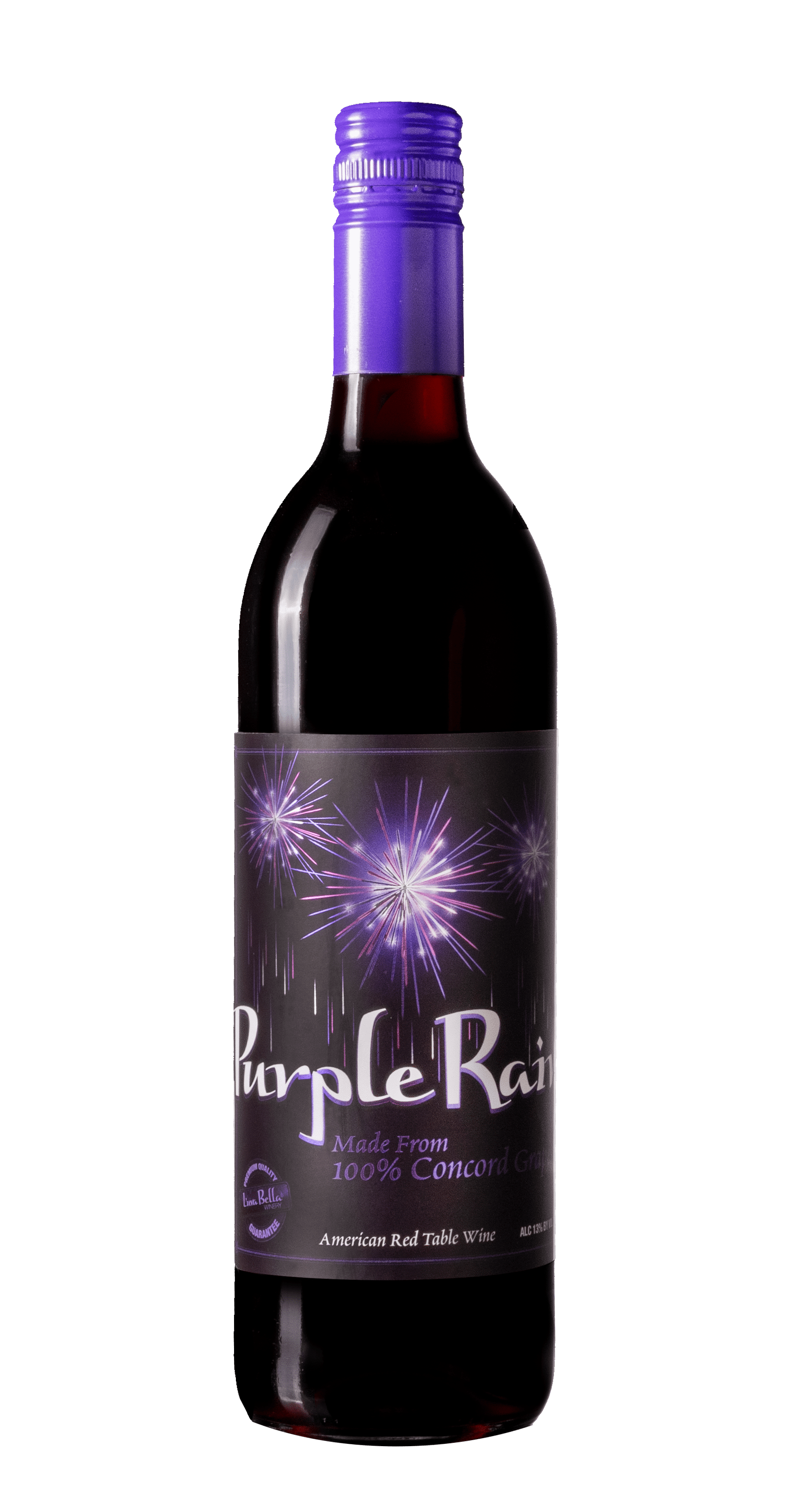 Purple Rain Wine Concord 750ml, 13.0 Abv