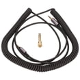 thumbnail image 1 of Cable de resorte de sonido de 3,5 mm Cable de sonido retráctil Plug and Play de 3,5 mm con adaptador XLR para auriculares MP4 con sonido doméstico, 1 of 8