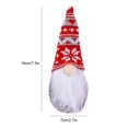 thumbnail image 2 of Muñeco de peluche de gnomos muñeco navideño sin rostro de pie regalo creativo de Feliz Navidad, 2 of 4