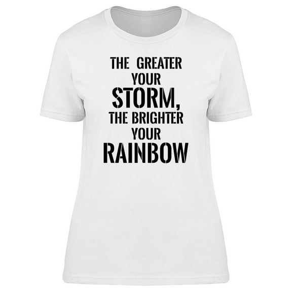 The Greater Your Storm Tee Men's -Image by Shutterstock
