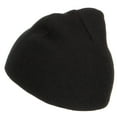 thumbnail image 2 of I'd Rather Be Fishing Embroidered Short Beanie - Black OSFM, 2 of 5
