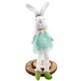 thumbnail image 1 of Easter Bunny Plush Toy with Long Ears, Soft Dress up Stuffed Animal for Spring Holiday Room Decor, 1 of 6