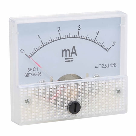 Khall DC 0‑5MA Pointer Current Panel Meter Measurement Devices ...