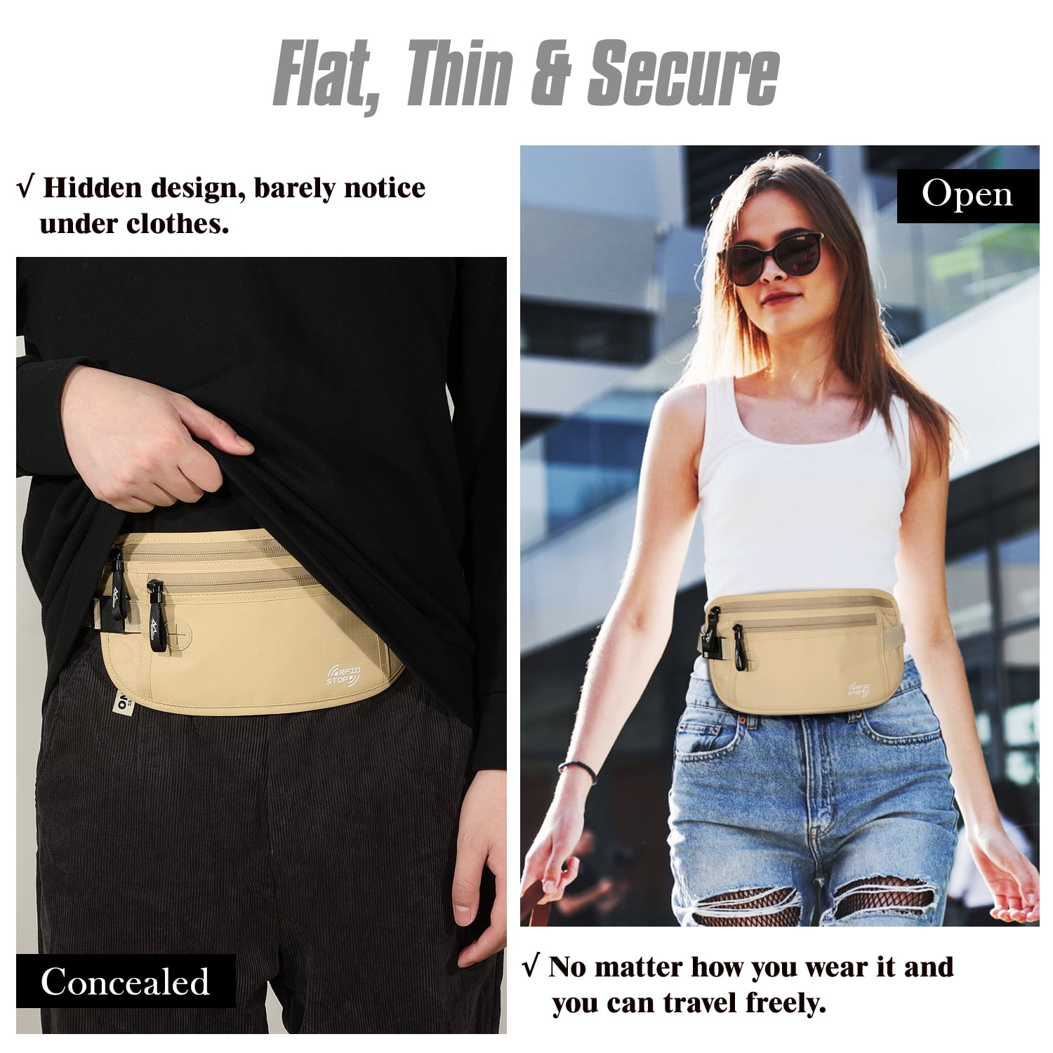 Conceal wear hidden money pouch hotsell