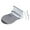 Silver, variant on Esquirla Foldable Shower Foot Rest Compact Space Saving User Friendly Foot Step Stool Silver
