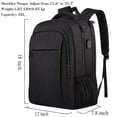 thumbnail image 4 of Travel Laptop Backpack, Business Anti Theft Slim Durable Laptops Backpack with USB Charging Port,Womens Lunch Bag, Insulated Lunch Box Cooler Laptop B, 4 of 5