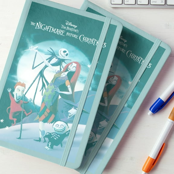 Tim Burton's the Nightmare Before Christmas Custom Printed Notebook.