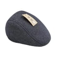thumbnail image 4 of Capítulo de periódicos para hombres Sombrero de conducción de sombrero de cabeza casual para viajes al aire libre de invierno Gris claro, 4 of 8