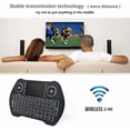 thumbnail image 3 of Mini Wireless Keyboard Remote Control with Touchpad Mouse Combo, Backlit 2.4GHz Mini Keyboard Wireless USB  for Android TV Box Smart TV PC PS3 Windows MacOS X, 3 of 5