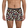 thumbnail image 2 of Bingfone Rainbow Flowers Men's Underwear - Casual Stretch Boxer Briefs-Small, 2 of 7