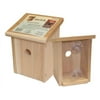Wood Observation Birdhouse with Clear Back