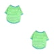 thumbnail image 3 of Methold Chaleco para cachorros Suavidad Exquisito Perros Camisetas Suministros para mascotas Ropa para perros Varios tamaños Estilo simple Sudadera para Verde XXL 2piezas Methold CBP395363, 3 of 6