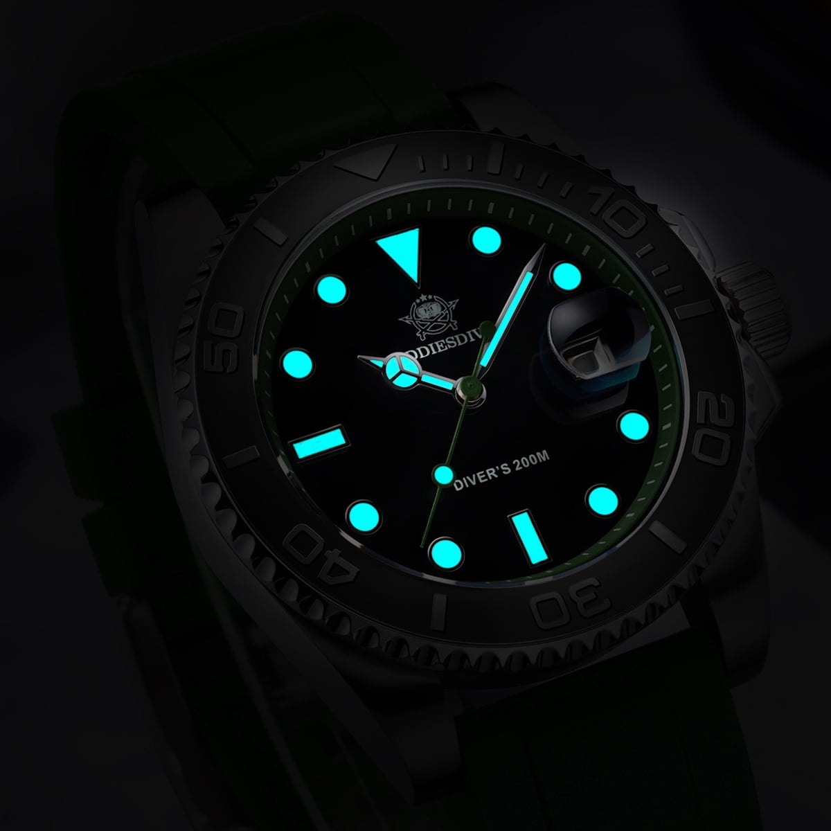 ADDIESDIVE Men's Dive Watch - 200M Water Resistant, Japanese Quartz Movement, Ceramic Bezel & Super Luminous Quartz Watches for Men