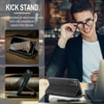 thumbnail image 4 of Flip Case For Samsung Galaxy S23 S22 S21 S20 Ultra S21 FE S20 FE S10 S9 S8 Plus S7 Edge Retro Magnetic Card Faux Leather Wallet, 4 of 5