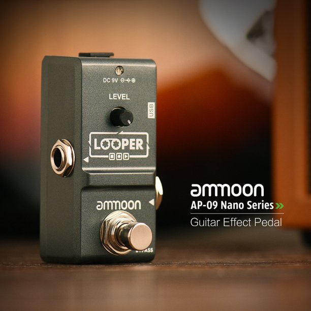 ammoon AP09 Nano Loop Electric Guitar Effect Pedal Looper True Bypass