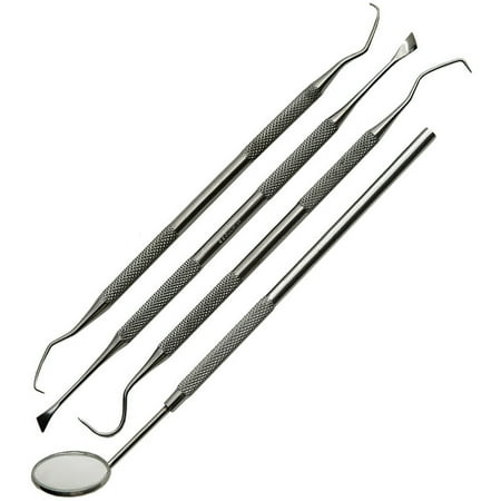 Pakistan PA552 Dental Scraping Tool Set 4 Piece Storage Pouch