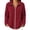 Wine, variant on Brnmyaeo Womens Fuzzy Fleece Jacket Warm Loose Zip Up Lapel Neck Cozy Coat Casual Long Sleeve Ribbed Fleecy Fall Winter Trendy Outwear