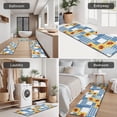 thumbnail image 5 of Pioneer Flower Floral Print Pattern Kitchen Rugs Sets Of 3,Kitchen Runner Rugs Non Skid Washable,Decorative Kitchen Floor Mats for Kitchen,Sink,Laundry,17X30 Inch + 17X47 Inch + 17X59 Inch, 5 of 6