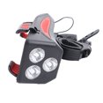 thumbnail image 2 of Faro delantero, altavoces, perfecto para recorridos nocturnos en carretera y montaña, luz de bicicleta multifunción roja y soporte para teléfono, 2 of 8