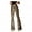 Brown, variant on Women Casual Pants Leopard Print High Waisted Slim Fit Wide Leg Flare Pants