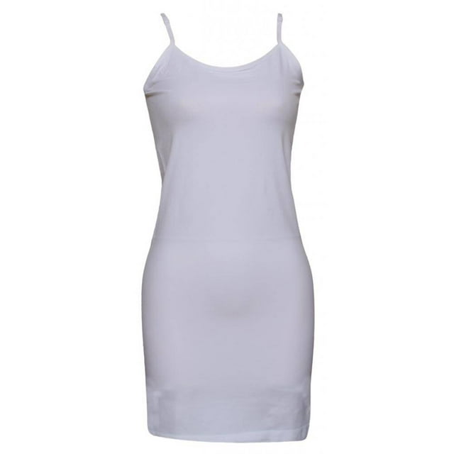 Camisole Longue Fine pour Femmes - Blanc