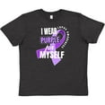 thumbnail image 3 of Inktastic I Wear Purple For Myself Lupus Awareness Youth T-Shirt, 3 of 5