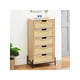 thumbnail image 3 of Moderno rattan 5 - cajón double cómoda: ideal para para dormitorio, sala de estar, hallway, y oficina - organize your clothes, 3 of 8