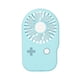 thumbnail image 1 of Ventilador de refrigeración Ventilador de mano recargable eléctrico Enfriador portátil ajustable para oficina en casa, Azul Eigraketly HA004473-02B, 1 of 6