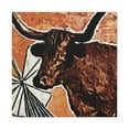 thumbnail image 3 of "Texas Longhorn Dreaming" - Canvas, 3 of 25