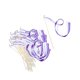 thumbnail image 1 of 30x Serpentinas de cinta Varitas de cinta Varitas de deseos portátiles para disfraces Boda colorida B, 1 of 9