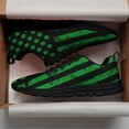 thumbnail image 3 of St Patricks Day Shoes for Women Breathable Running Sneakers Men Green Four Leaf Clover Shoes for Irish Festival Gift Black Size 10.5, 3 of 5