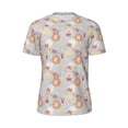 thumbnail image 5 of Wukai Butterfly Flower Print Men's Short-Sleeved Mesh T-Shirt,Quick-Dry Short Sleeve Workout T-Shirt-4X-Large, 5 of 8