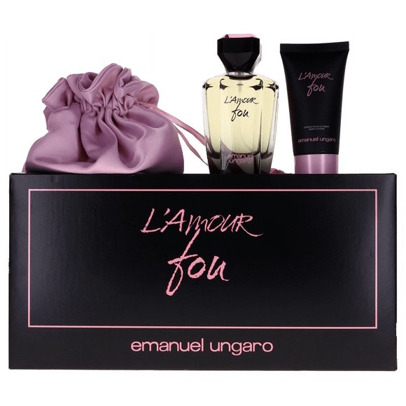 L'amour Fou By Emanuel Ungaro For Women Set: EDP+Body Lotion (3.4+1.7)oz NEW