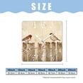 thumbnail image 2 of 14 Inch Wall Clock Battery Operated Square Clock for Office, Kitchen, Outdoor, Living Room,Two Cardinals Natural, 2 of 4