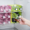 thumbnail image 2 of Greenadscape Plastic Beverage Storage Rack Set of 3, Compact 6.3 x 5.5 x 3 Inch Organizer, 2 of 8