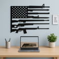 thumbnail image 6 of HELLOYOUNG  11.81 Inch Vintage Patriotic Gun Metal Decor Art Deco Flag American Flag Gun Metal Wall Art- Personalized Home Accent for Independence Day, 6 of 24