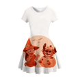 thumbnail image 1 of Halloween Disney Stitch bruja calabaza fantasma princesa vestido juego de rol chica fiesta Vesido vestido niña Festival carnaval disfraz Bi110 heqiyong CONDUJO, 1 of 2