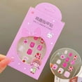 thumbnail image 3 of Tnobhg 12Pcs Children Fake Nail Kawaii Self-adhesive Fake Nail Set Creative Manicure Art for Kids Decorations, 3 of 7