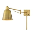 thumbnail image 4 of Trade Winds Lighting 1-Light Wall Sconce In Warm Brass, 4 of 6