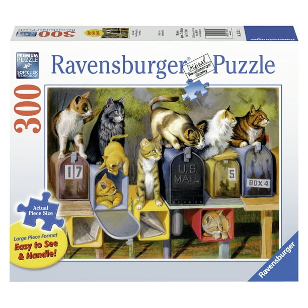 Ravensburger Large Format Cat's Got Mail 300 Piece Large Jigsaw