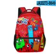 thumbnail image 1 of 3Pcs/set Backpack for Boys Girls Number Blocks School Backpack Teenager Student Rucksack Kids Pattern Kids School Bag Pack, 1 of 7
