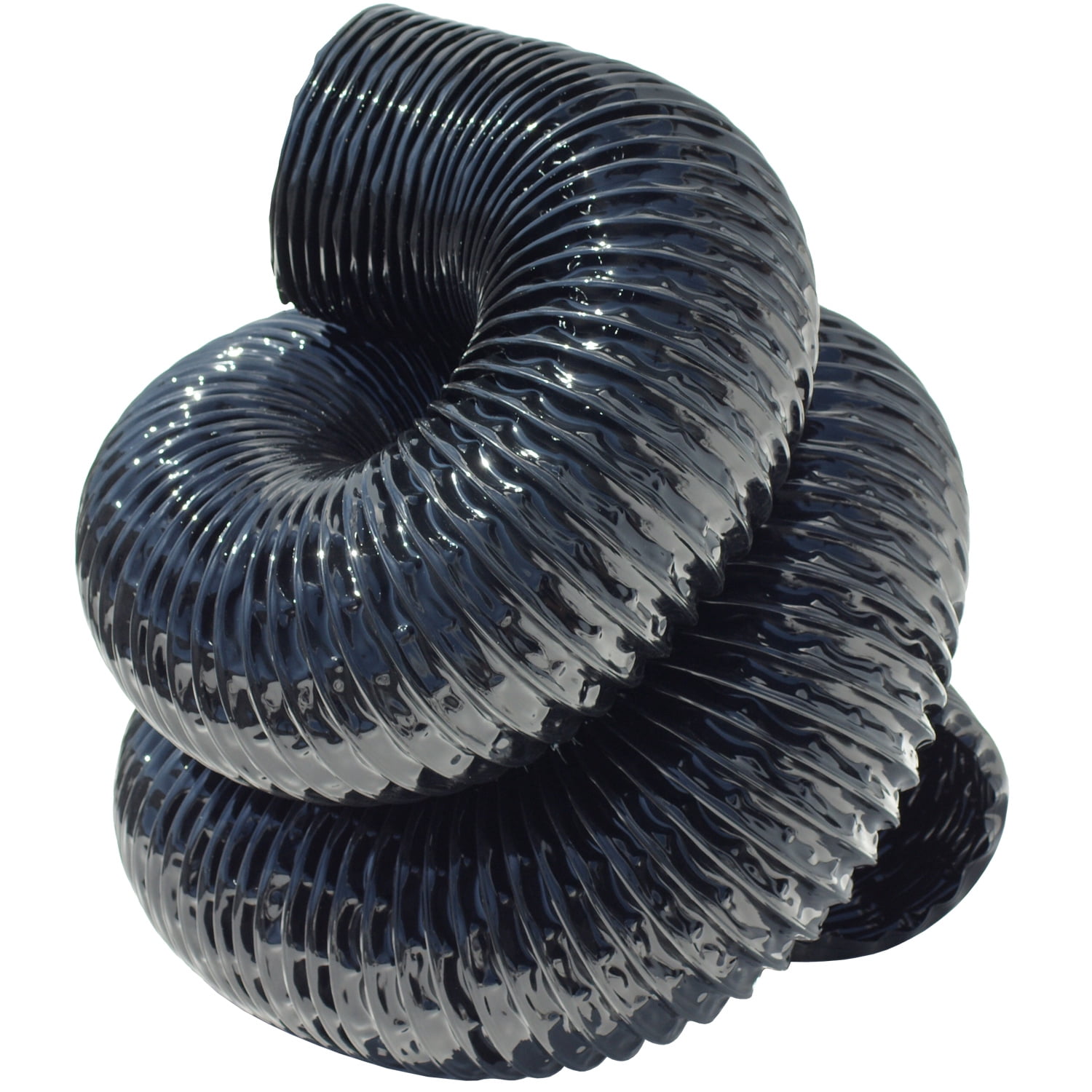 Rubber-Cal  XPU 708 - PU Flexible Duct - Black - 2" x 12ft