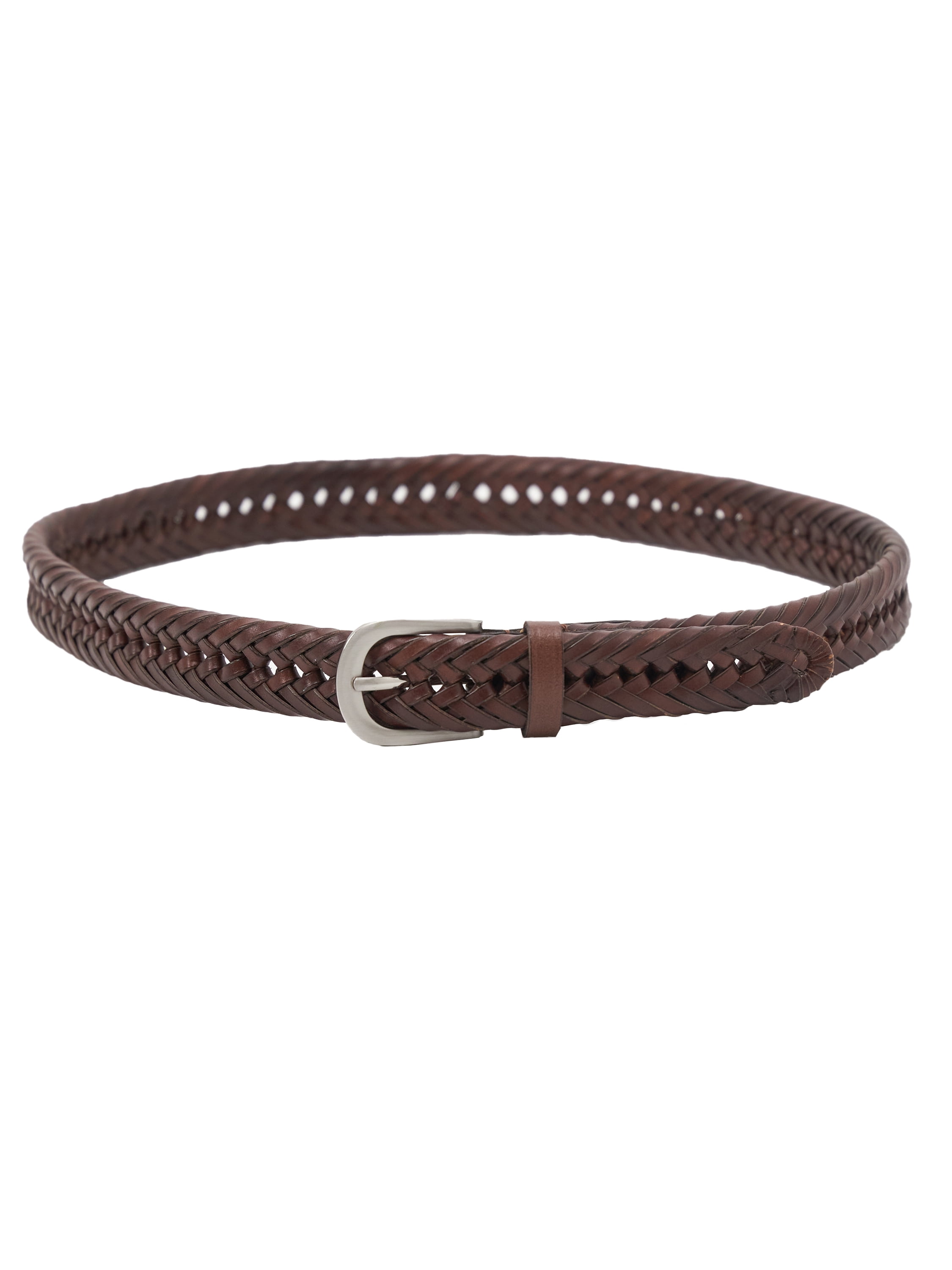 Wrangler® Men's and Big Men's Genuine Leather Braided Belt, Sizes 32-52