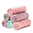 thumbnail image 2 of 20Pcs 2-sided Kitchen Cloth Fast Dry Dish Towels Super Absorbent Coral Velvet Dishcloth Random Color, 25x25cm, 2 of 9