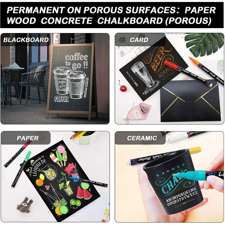 Colorful Chalk Labels illustrations - Vector Image