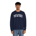 thumbnail image 5 of Potato Sweatshirt Gifts Crew Neck Shirt Long Sleeve Unisex, 5 of 7