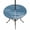 Blue, variant on Round Outdoor Tablecloth with Umbrella Hole and Zipper, Navy Blue Tablecloth with Elastic Waterproof, Vintage Modern Abstract Art Ombre Patio Table Covers for 31" - 35" Picnic Pool Tables